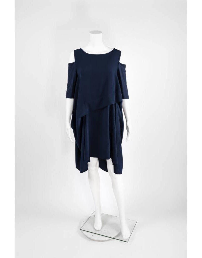 Comfy USA Cold Shoulder Dress