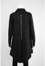 Comfy USA Solid Shirt With Zipper Back