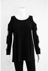 Comfy USA Sun Kim Cold Shoulder Top