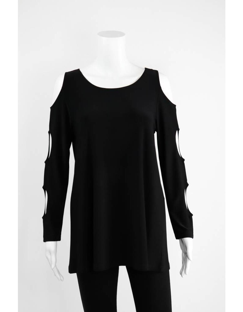 Comfy USA Sun Kim Cold Shoulder Top