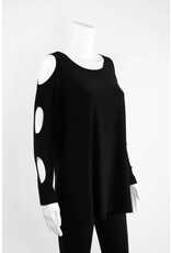 Comfy USA Sun Kim Cold Shoulder Top