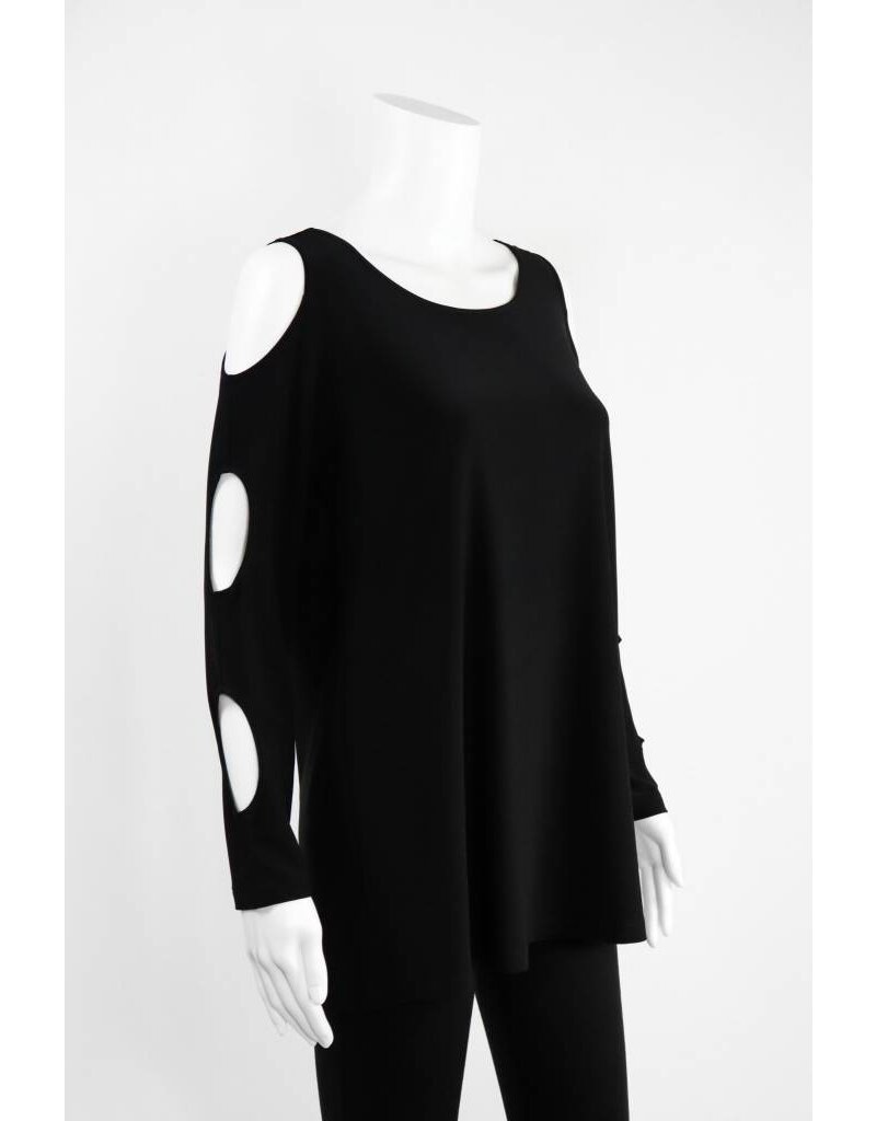 Comfy USA Sun Kim Cold Shoulder Top