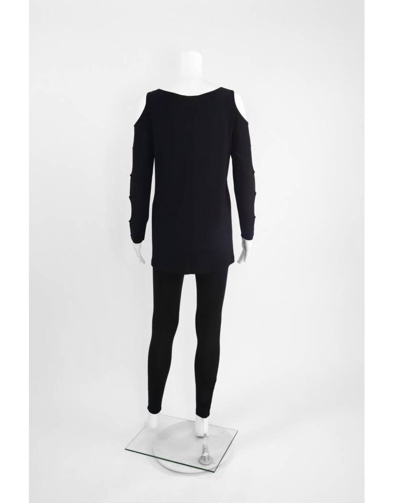 Comfy USA Sun Kim Cold Shoulder Top