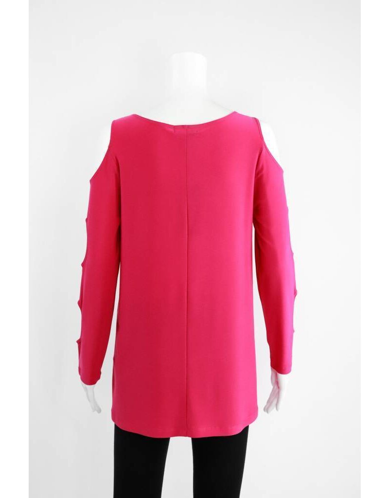 Comfy USA Sun Kim Cold Shoulder Top