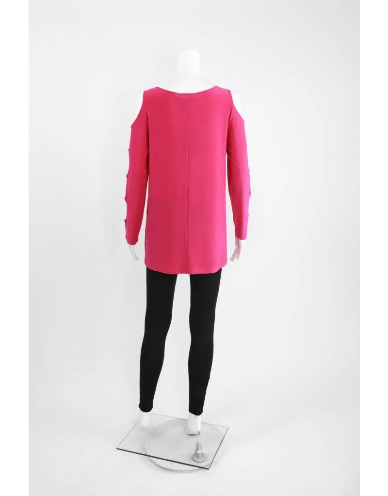 Comfy USA Sun Kim Cold Shoulder Top