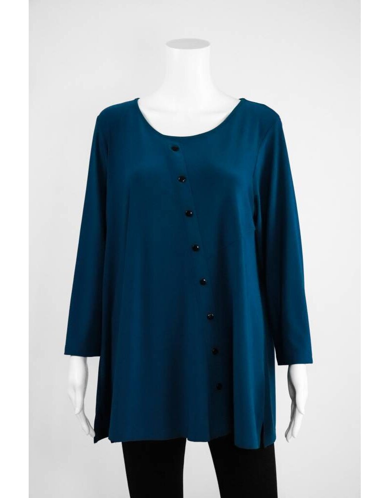 Comfy USA Sun Kim Button Down Tunic