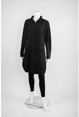 Comfy USA Jason Button Down Ruffle Neck Tunic