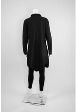 Comfy USA Jason Button Down Ruffle Neck Tunic