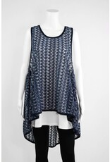 Comfy USA Multi-color Sleeveless Tunic