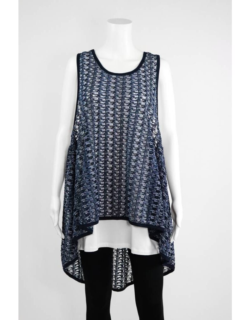 Comfy USA Multi-color Sleeveless Tunic