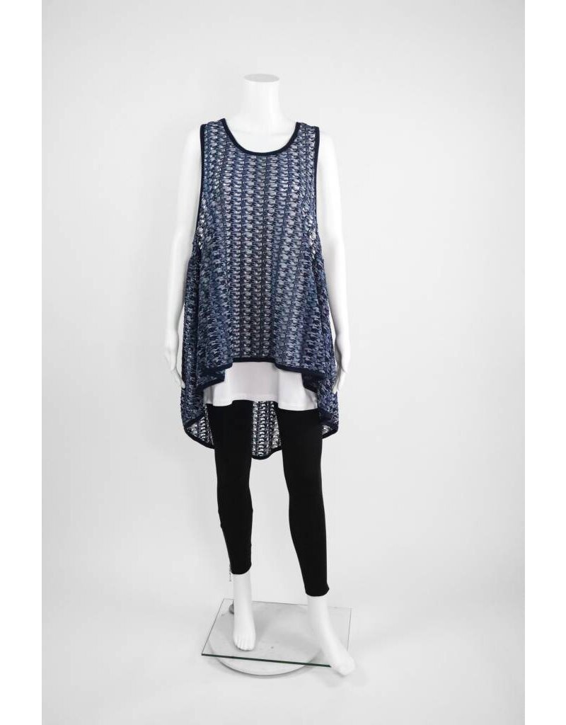 Comfy USA Multi-color Sleeveless Tunic