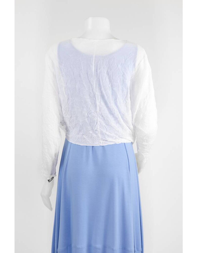 Comfy USA Sleeveless Asymmetrical Crop Hem Topper