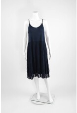 Comfy USA Slip Dress With Crinkle Skirt