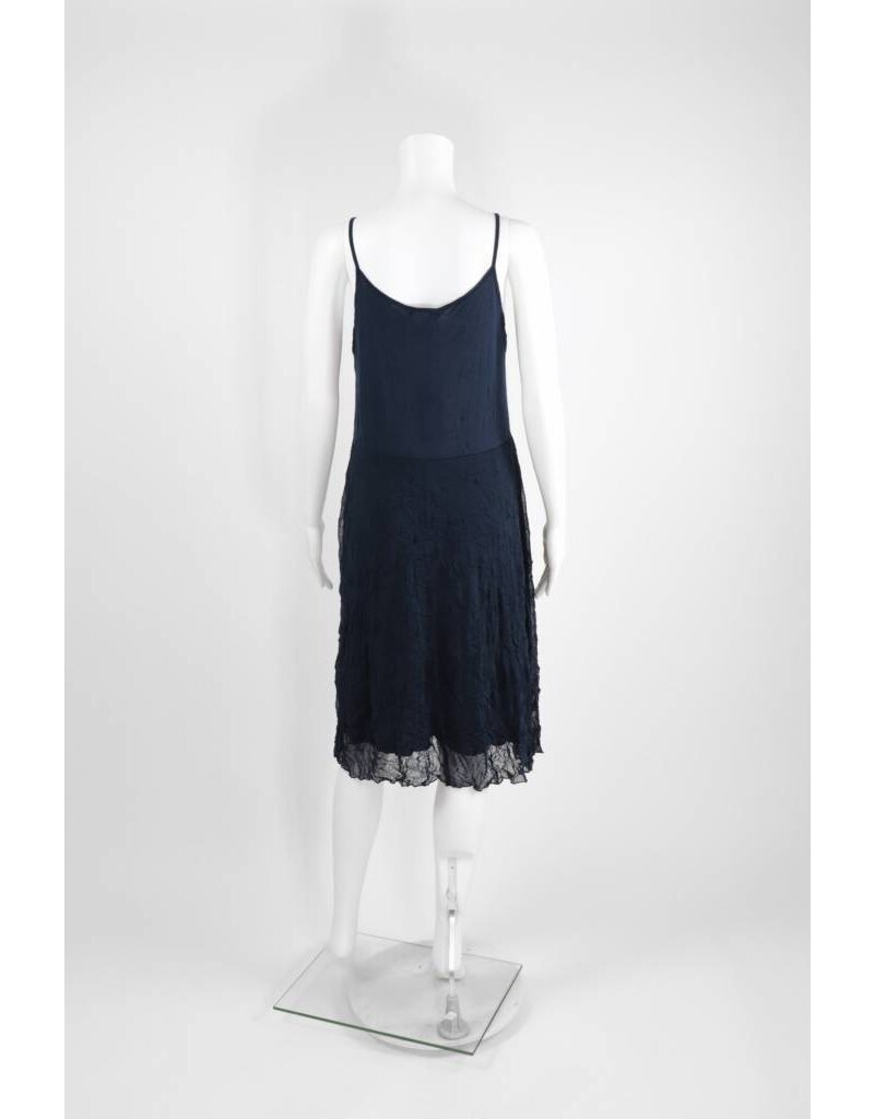 Comfy USA Slip Dress With Crinkle Skirt