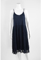 Comfy USA Slip Dress With Crinkle Skirt