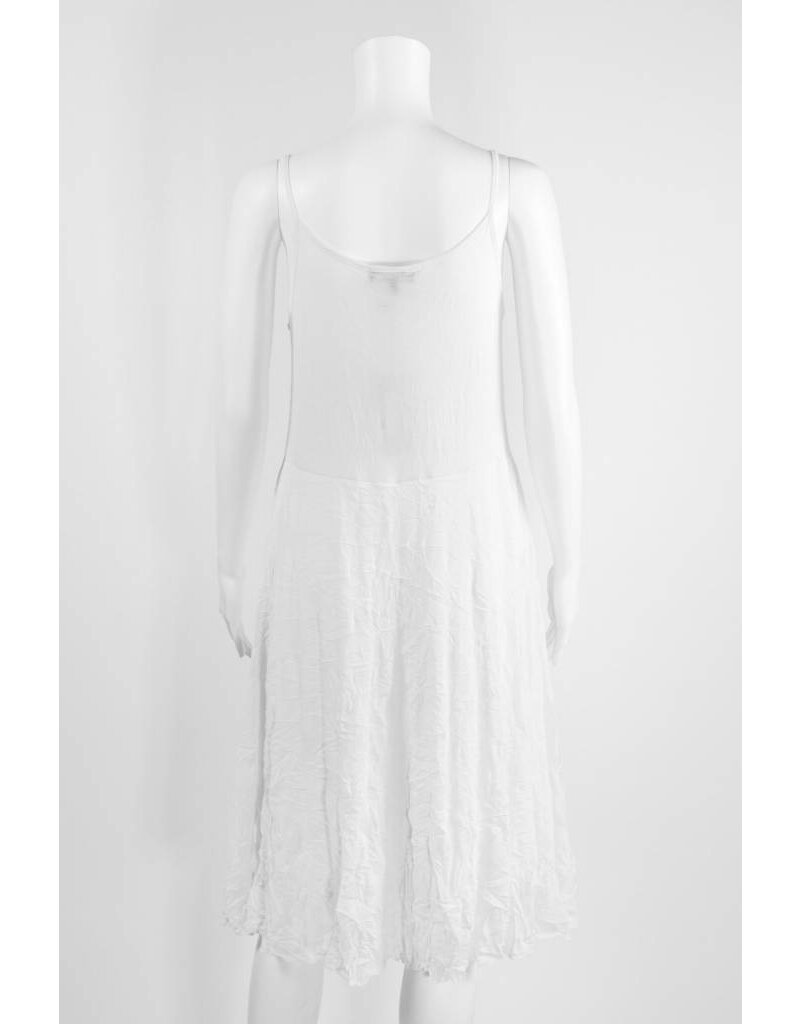 Comfy USA Slip Dress With Crinkle Skirt