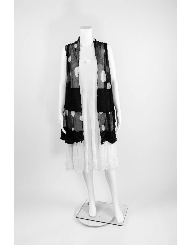 Comfy USA Slip Dress With Crinkle Skirt