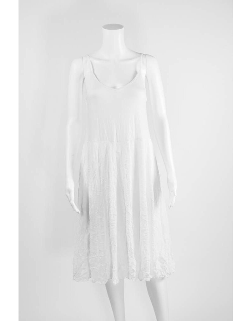 Comfy USA Slip Dress With Crinkle Skirt