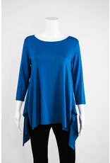 Comfy USA 3/4 Asymmetrical Hem Tunic
