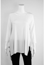 Comfy USA 3/4 Asymmetrical Hem Tunic