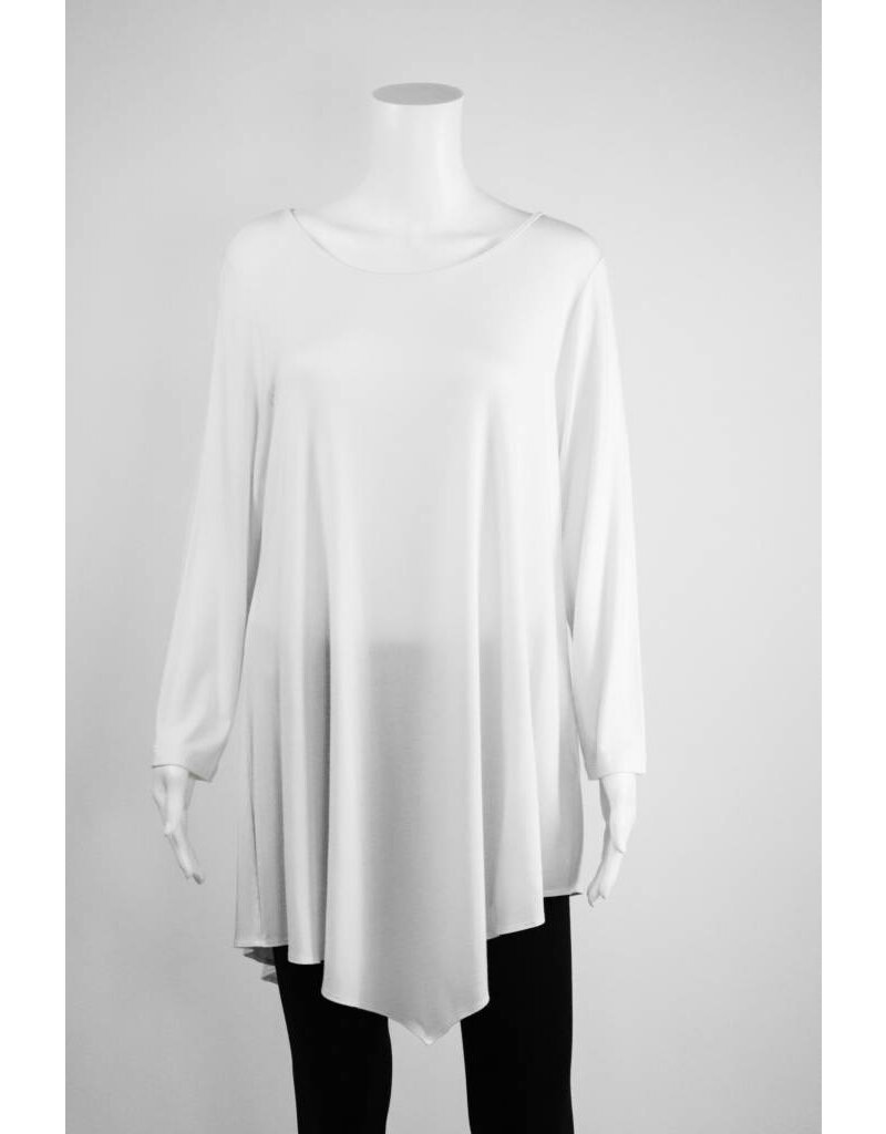 Comfy USA Long Sleeve Asymmetrical Tunic