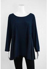 Comfy USA Sun Kim Knit/Crepe Tunic