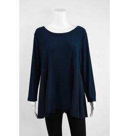 Comfy USA Sun Kim Knit/Crepe Tunic