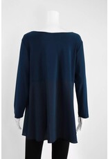Comfy USA Sun Kim Knit/Crepe Tunic