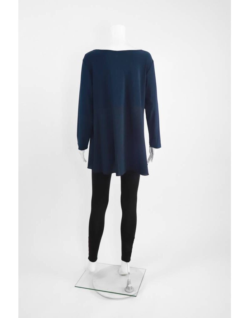 Comfy USA Sun Kim Knit/Crepe Tunic