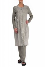 Grizas Washed Linen Front Zipper Jacket