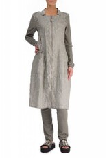 Grizas Washed Linen Front Zipper Jacket