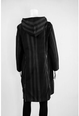 Comfy USA Sun Kim Striped Zipper Jacket