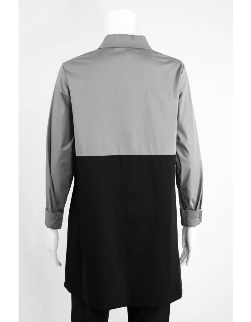 Comfy USA Colorblock Tunic Blouse