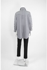 Comfy USA Striped Button Tunic With Pockets