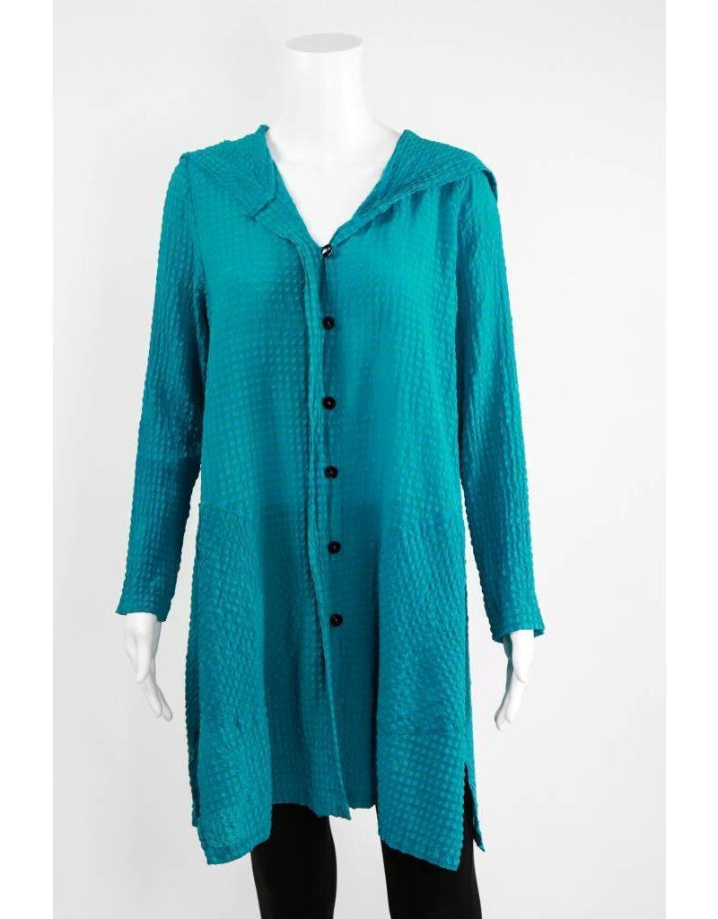 Grizas Pucker Knit Hoodie Jacket