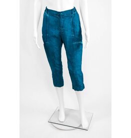 Grizas Washed Linen Capri