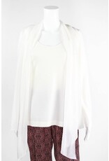 European Culture Cotton Sheer Panel T-Shirt