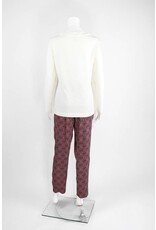 European Culture Cotton Sheer Panel T-Shirt