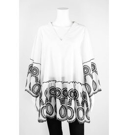 Lauren Vidal Embroidery Blouse