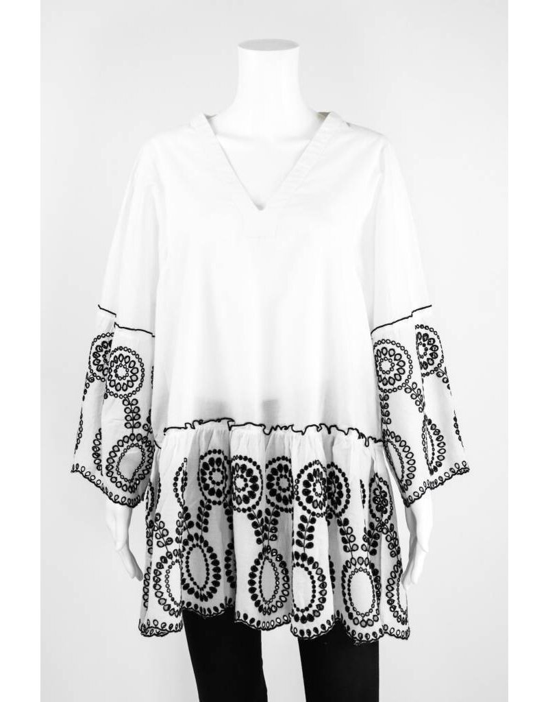 Lauren Vidal Embroidery Blouse