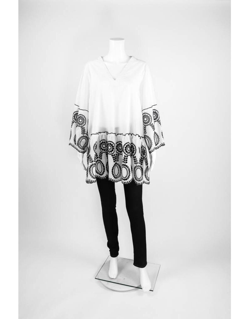 Lauren Vidal Embroidery Blouse
