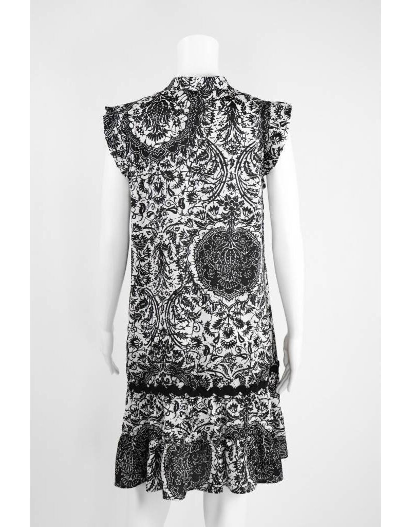 Lauren Vidal Ruffle Shirt Dress