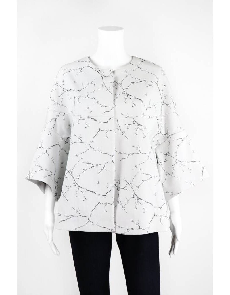 Lauren Vidal Cherry Blossom Printed Jacket