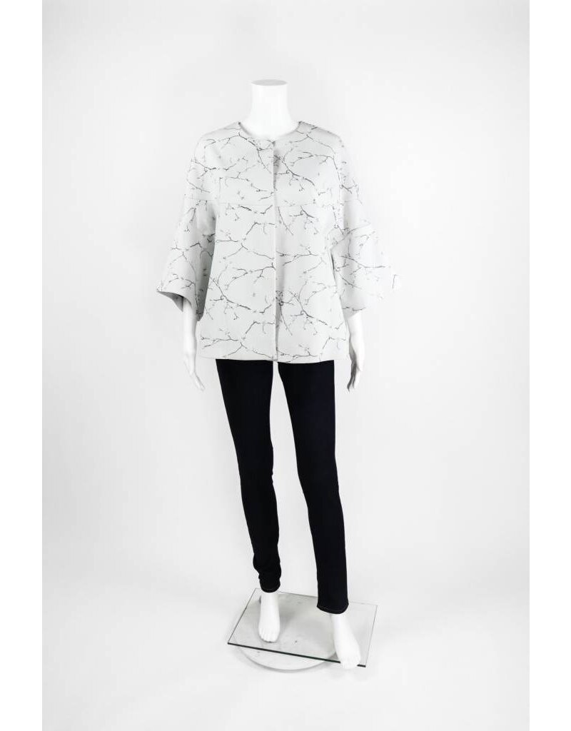 Lauren Vidal Cherry Blossom Printed Jacket