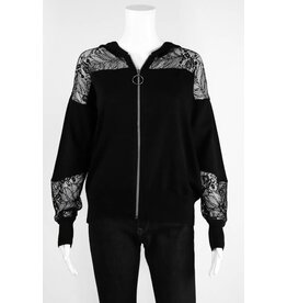Lauren Vidal Lace Hoodie Jacket