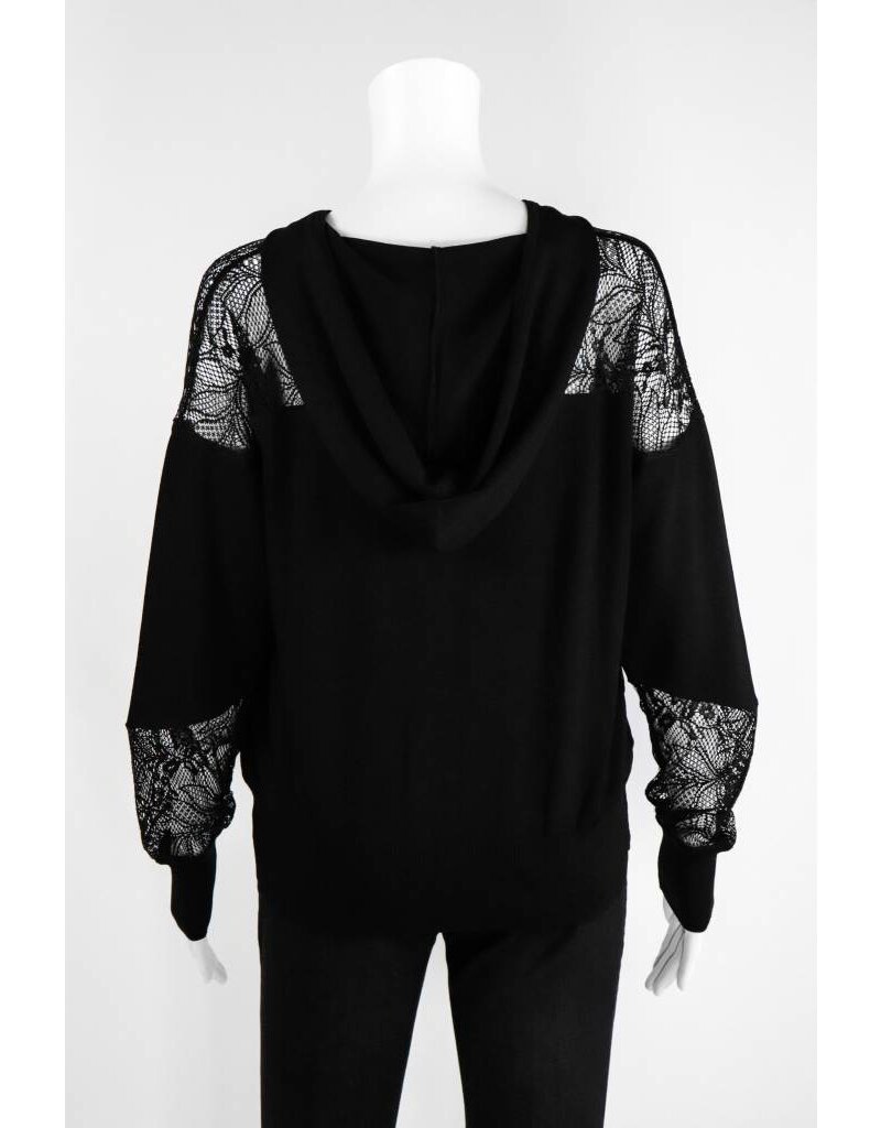 Lauren Vidal Lace Hoodie Jacket