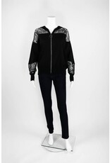 Lauren Vidal Lace Hoodie Jacket