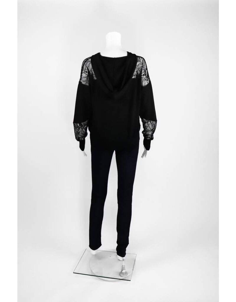 Lauren Vidal Lace Hoodie Jacket