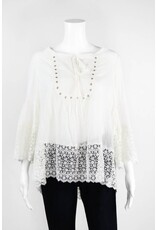 Lauren Vidal Tie Front Blouse