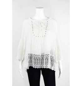 Lauren Vidal Tie Front Blouse